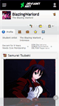 Mobile Screenshot of blazingwarlord.deviantart.com