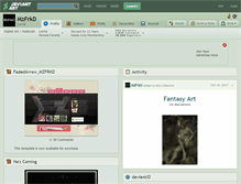 Tablet Screenshot of mzfrkd.deviantart.com