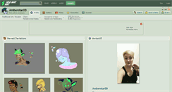 Desktop Screenshot of amberstar00.deviantart.com