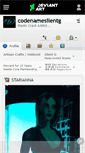 Mobile Screenshot of codenamesilentg.deviantart.com