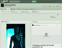 Tablet Screenshot of codenamesilentg.deviantart.com