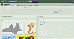 Desktop Screenshot of missespuff.deviantart.com