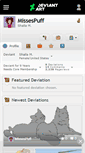 Mobile Screenshot of missespuff.deviantart.com