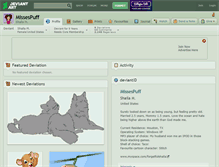 Tablet Screenshot of missespuff.deviantart.com