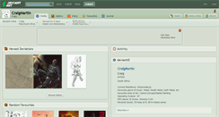 Desktop Screenshot of craigmartin.deviantart.com
