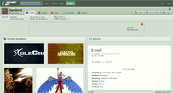 Desktop Screenshot of damdevil.deviantart.com