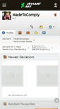 Mobile Screenshot of madetocomply.deviantart.com