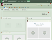 Tablet Screenshot of madetocomply.deviantart.com