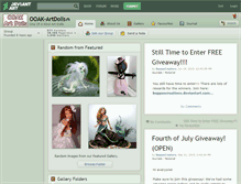 Tablet Screenshot of ooak-artdolls.deviantart.com