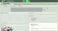 Desktop Screenshot of akihiko-usagi.deviantart.com