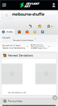 Mobile Screenshot of melbourne-shuffle.deviantart.com