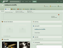 Tablet Screenshot of melbourne-shuffle.deviantart.com