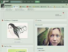 Tablet Screenshot of bulmeurt.deviantart.com