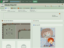 Tablet Screenshot of nobody-ninja-girl.deviantart.com