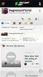Mobile Screenshot of magnesiumflorist.deviantart.com