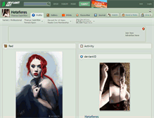 Tablet Screenshot of heteferes.deviantart.com