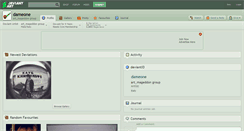Desktop Screenshot of dameone.deviantart.com
