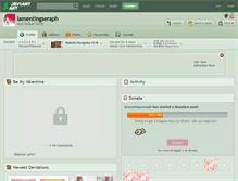 Tablet Screenshot of lamentingseraph.deviantart.com