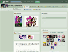 Tablet Screenshot of nicolexespioclub.deviantart.com