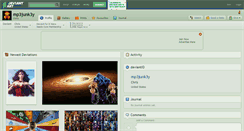 Desktop Screenshot of mp3junk3y.deviantart.com