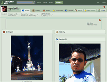 Tablet Screenshot of napsterito.deviantart.com