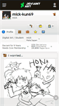 Mobile Screenshot of mick-kun69.deviantart.com