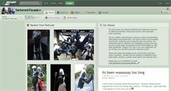 Desktop Screenshot of darkened-facade.deviantart.com