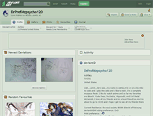 Tablet Screenshot of drprofmzpsycho120.deviantart.com