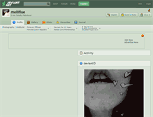 Tablet Screenshot of melliflue.deviantart.com