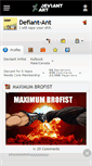 Mobile Screenshot of defiant-ant.deviantart.com