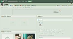 Desktop Screenshot of camala.deviantart.com