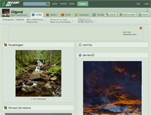 Tablet Screenshot of gilgond.deviantart.com
