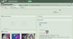 Desktop Screenshot of detective-espio.deviantart.com