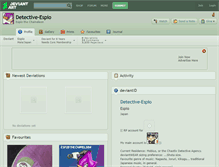 Tablet Screenshot of detective-espio.deviantart.com