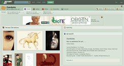 Desktop Screenshot of oundums.deviantart.com