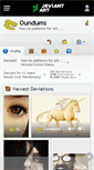 Mobile Screenshot of oundums.deviantart.com