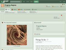 Tablet Screenshot of progress-regress.deviantart.com