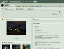 Tablet Screenshot of kolski.deviantart.com