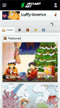 Mobile Screenshot of luffy-lovers.deviantart.com