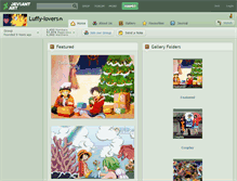 Tablet Screenshot of luffy-lovers.deviantart.com