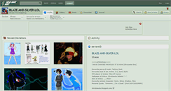 Desktop Screenshot of blaze-and-silver-lol.deviantart.com