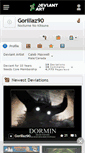 Mobile Screenshot of gorillaz90.deviantart.com