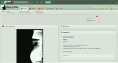 Desktop Screenshot of jesus-presley.deviantart.com