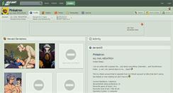 Desktop Screenshot of pinkatron.deviantart.com