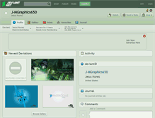 Tablet Screenshot of j-mgraphics650.deviantart.com