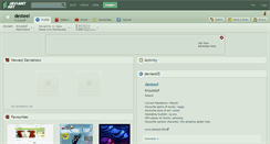 Desktop Screenshot of desteel.deviantart.com