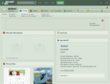 Tablet Screenshot of desteel.deviantart.com