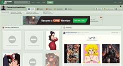 Desktop Screenshot of demarcusmaximum.deviantart.com