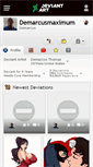 Mobile Screenshot of demarcusmaximum.deviantart.com