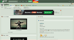 Desktop Screenshot of helldice.deviantart.com